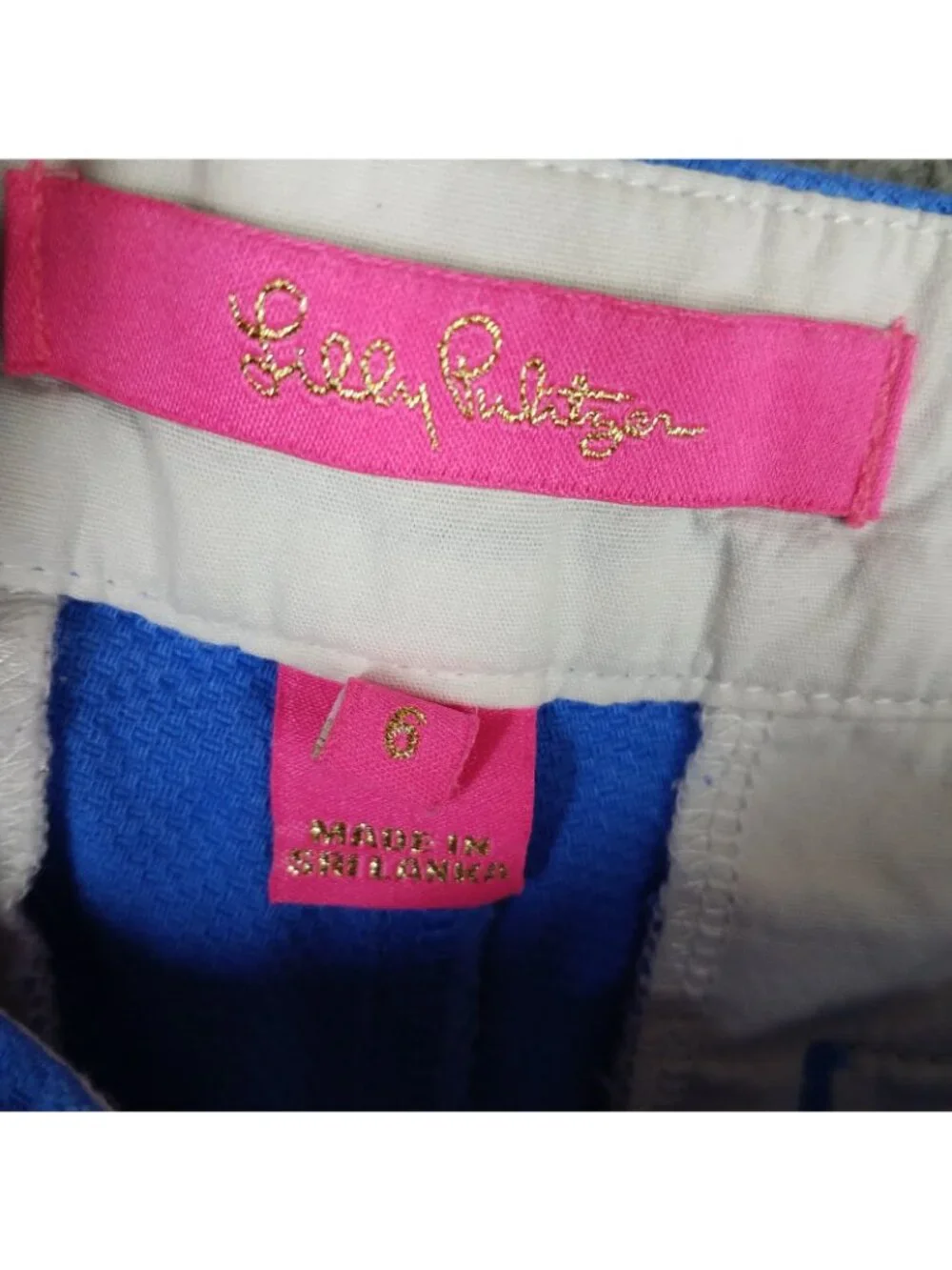 Lilly Pulitzer Shorts Women's 6 Blue 4.5